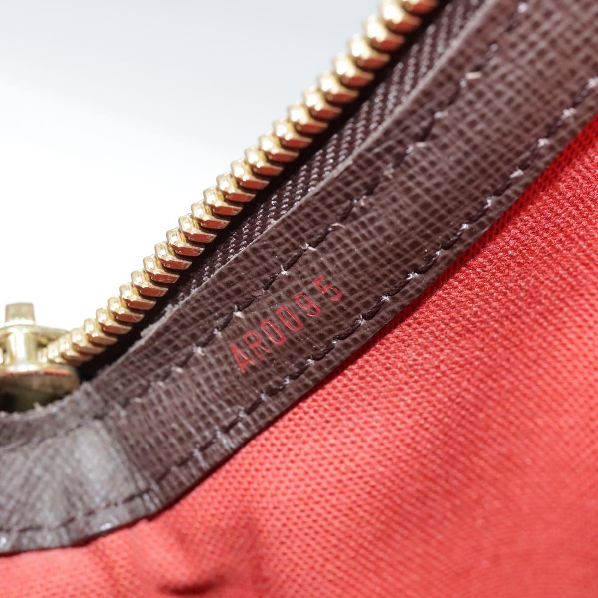 LOUIS VUITTON Damier Ebene Belem MM Shoulder Bag N51174 LV 107747