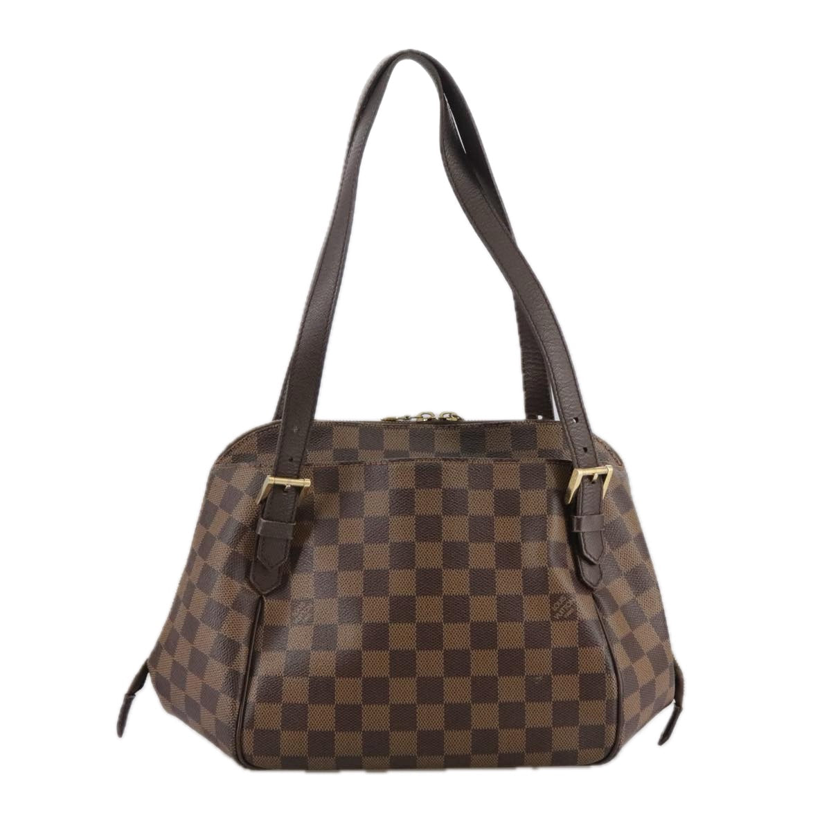 LOUIS VUITTON Damier Ebene Belem MM Shoulder Bag N51174 LV 107747