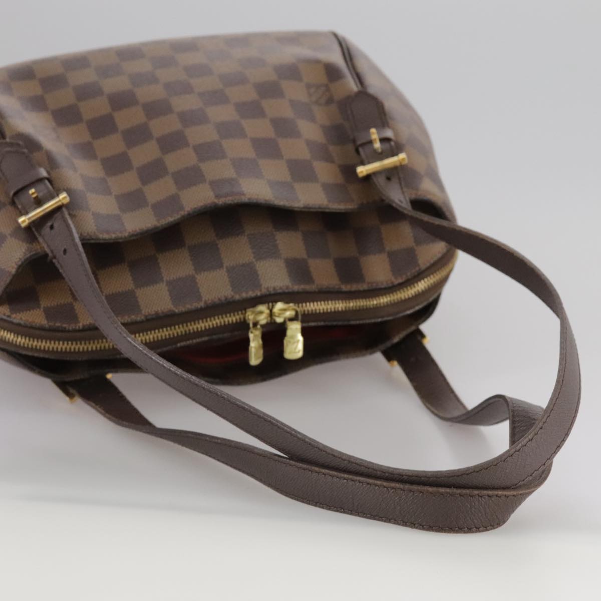 LOUIS VUITTON Damier Ebene Belem MM Shoulder Bag N51174 LV 107747