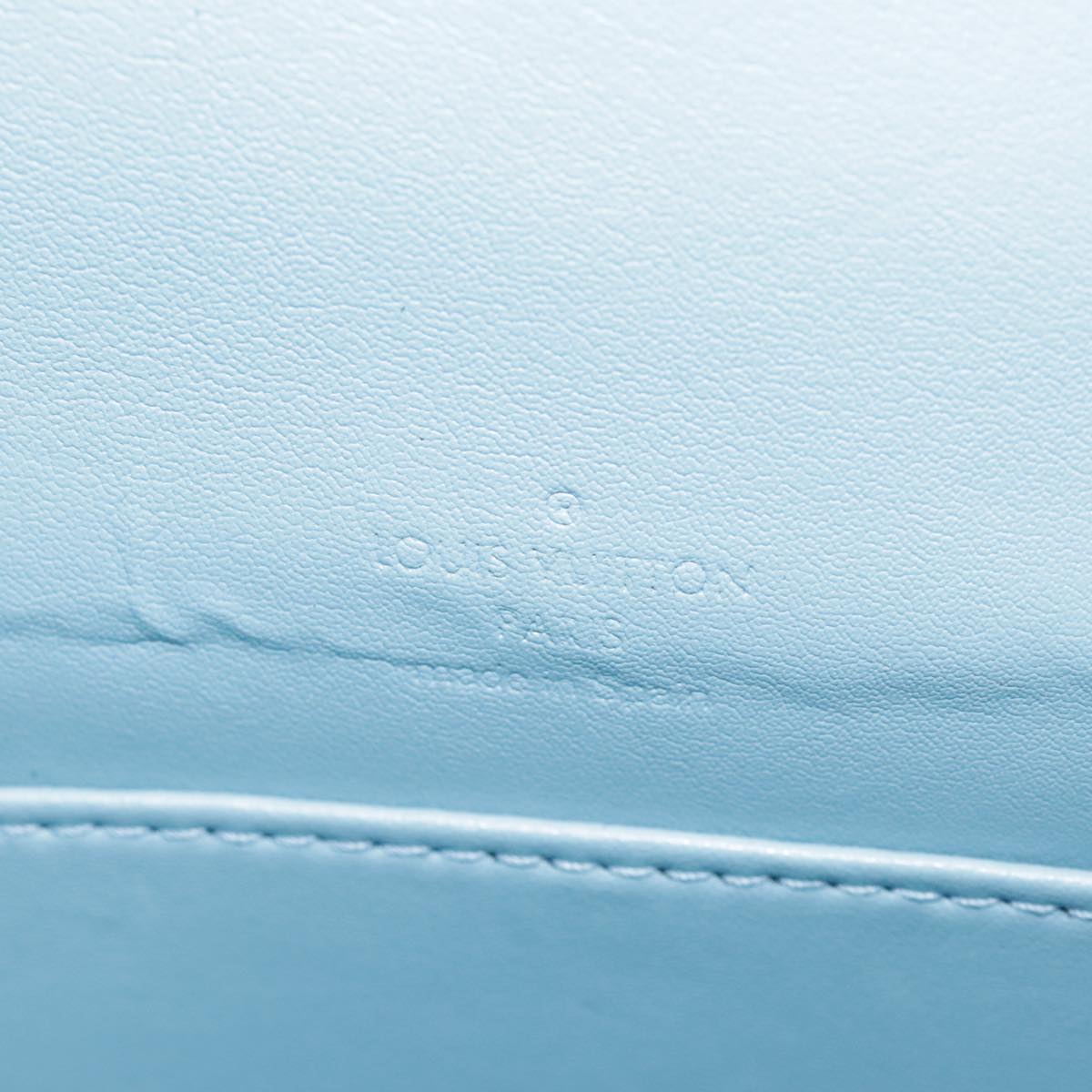 LOUIS VUITTON Monogram Vernis Thompson Street Bag Baby Blue M91009 107752