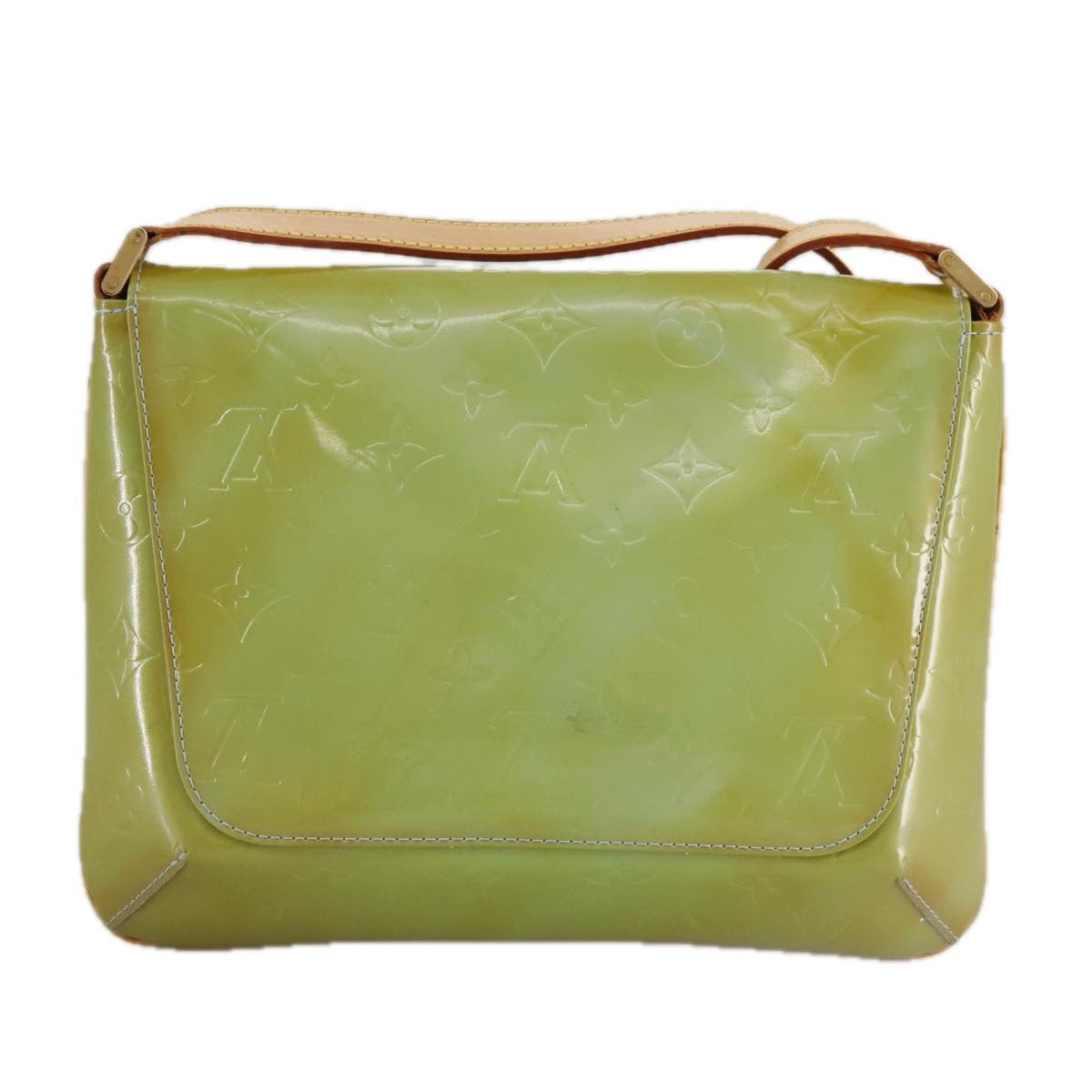 LOUIS VUITTON Monogram Vernis Thompson Street Bag Baby Blue M91009 107752