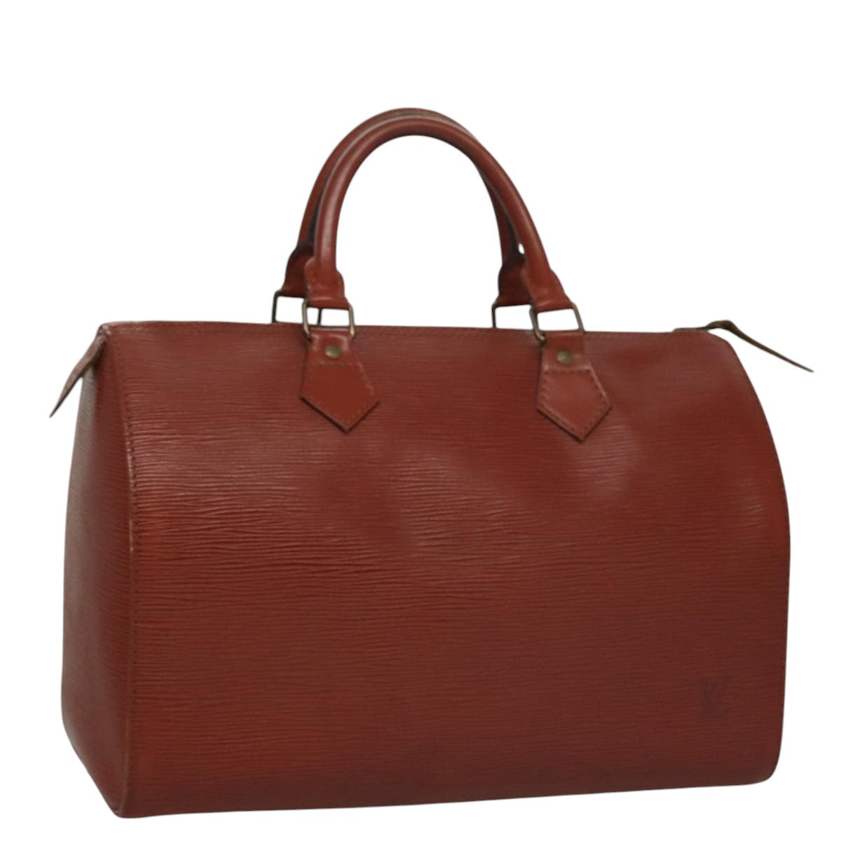 LOUIS VUITTON Epi Speedy 30 Hand Bag Brown M43003 LV 107753