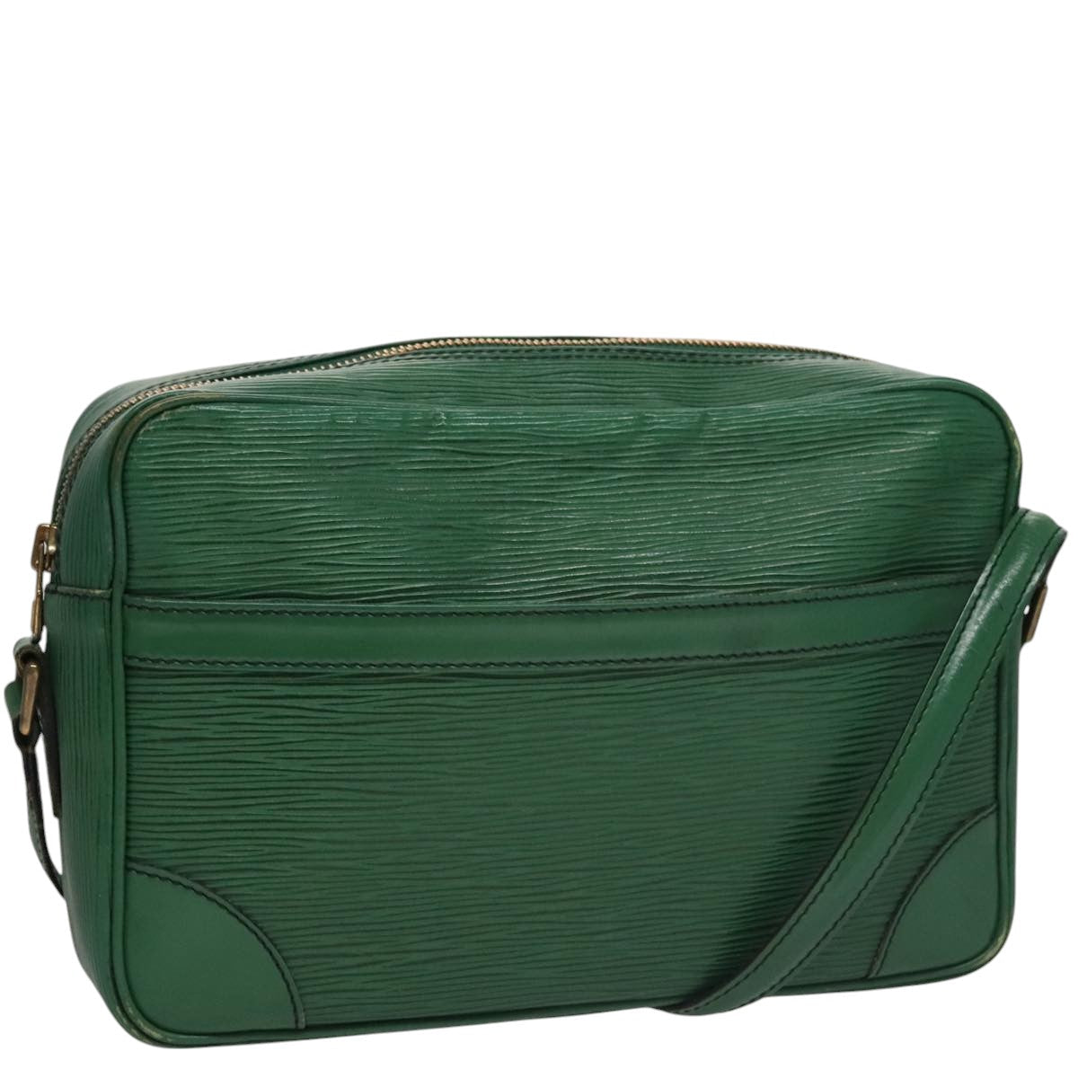 LOUIS VUITTON Epi Trocadero 27 Shoulder Bag Green M52314 LV 107754