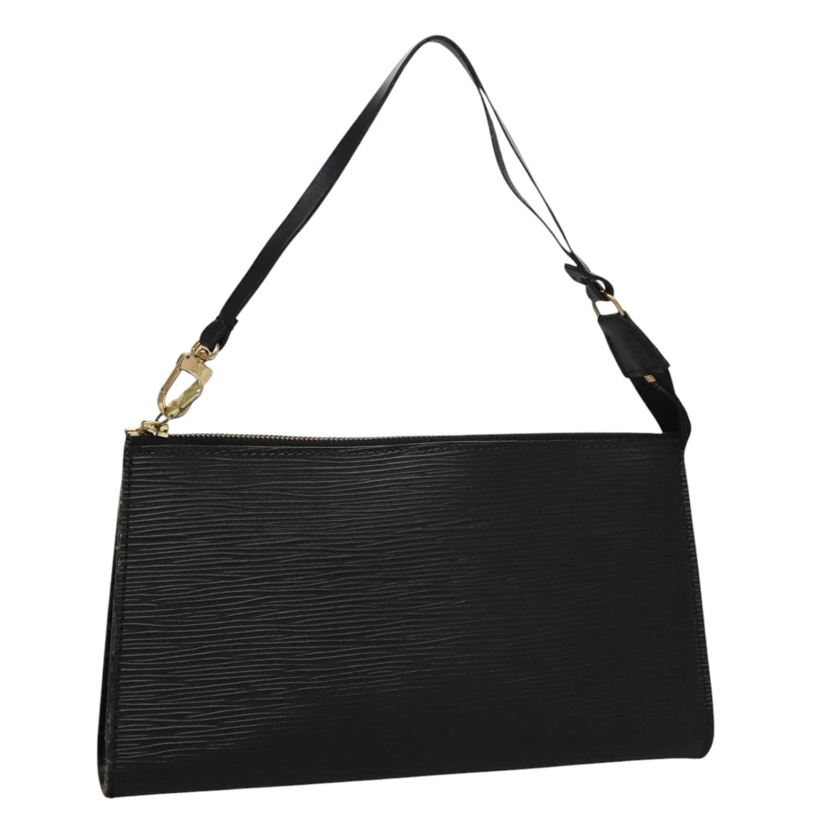 LOUIS VUITTON Epi Pochette Accessoires Pouch Black M52982 LV 107755