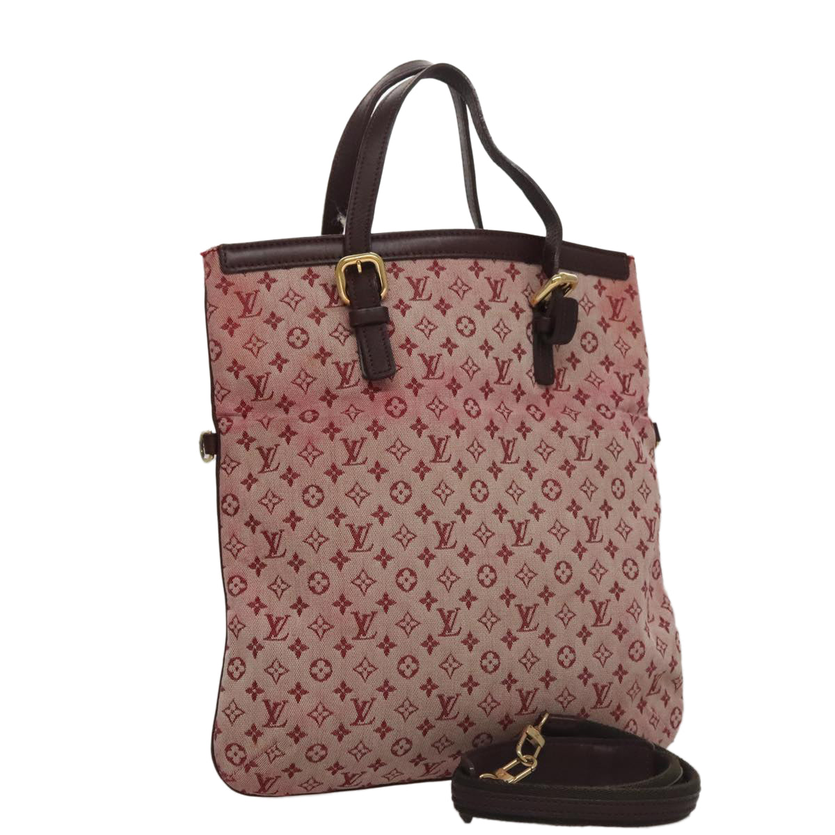 LOUIS VUITTON Monogram Mini Françoise Bag 2way Red Cherry M92210 LV 107756