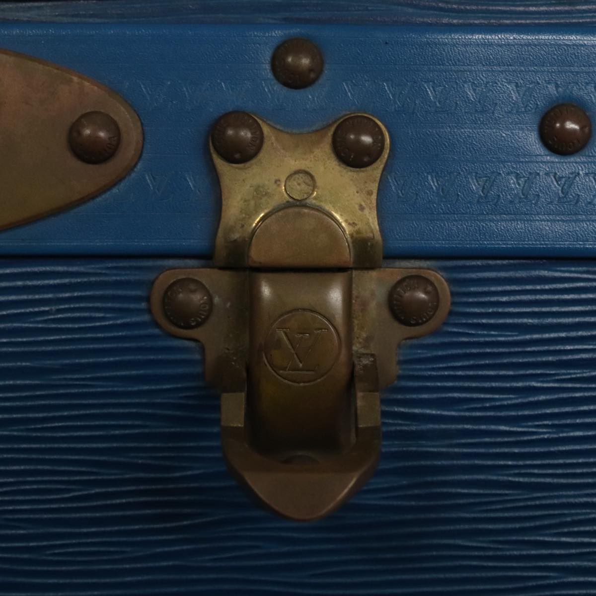 LOUIS VUITTON Epi Alzer 75 Trunk Blue LV 107773A