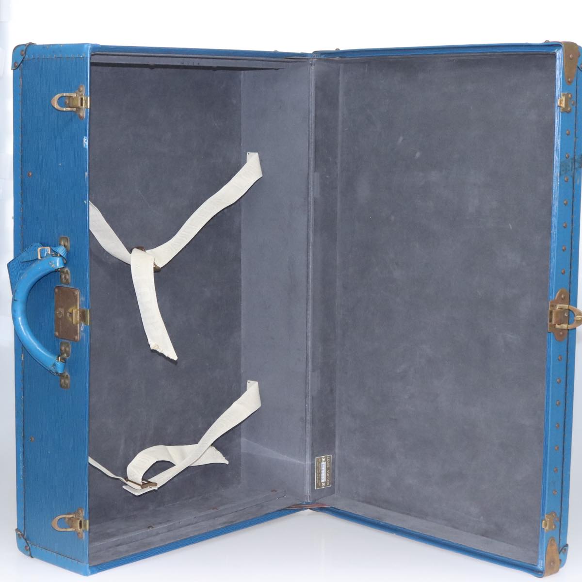 LOUIS VUITTON Epi Alzer 75 Trunk Blue LV 107773A
