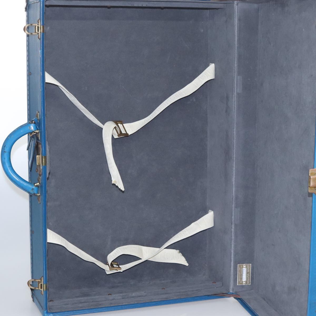 LOUIS VUITTON Epi Alzer 75 Trunk Blue LV 107773A