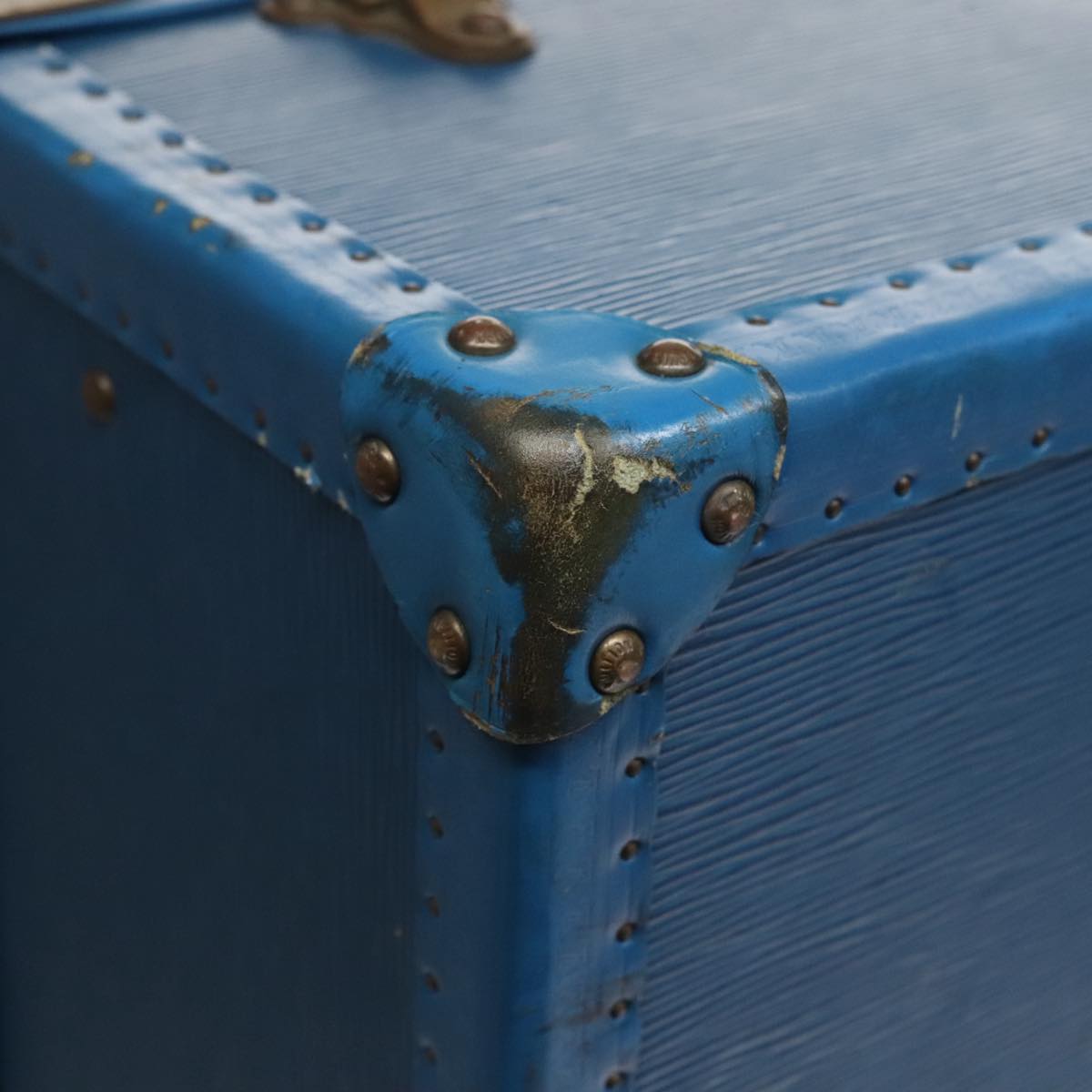 LOUIS VUITTON Epi Alzer 75 Trunk Blue LV 107773A
