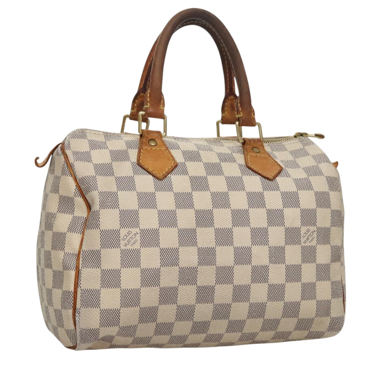 LOUIS VUITTON Damier Azur Speedy 25 Hand Bag N41534 LV 107814