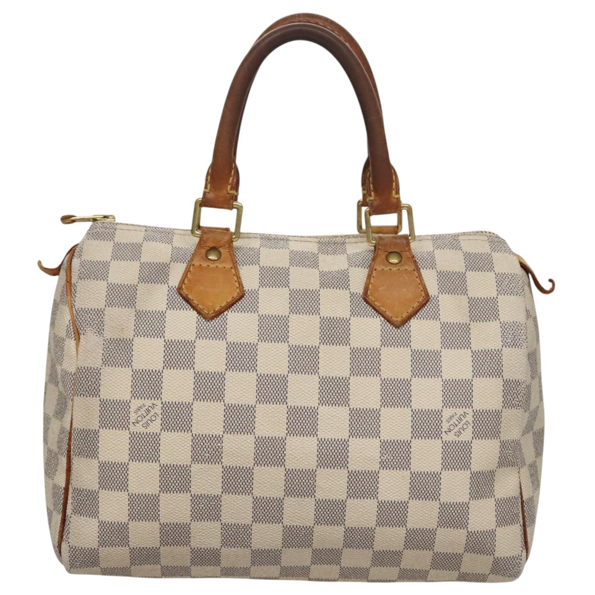 LOUIS VUITTON Damier Azur Speedy 25 Hand Bag N41534 LV 107814