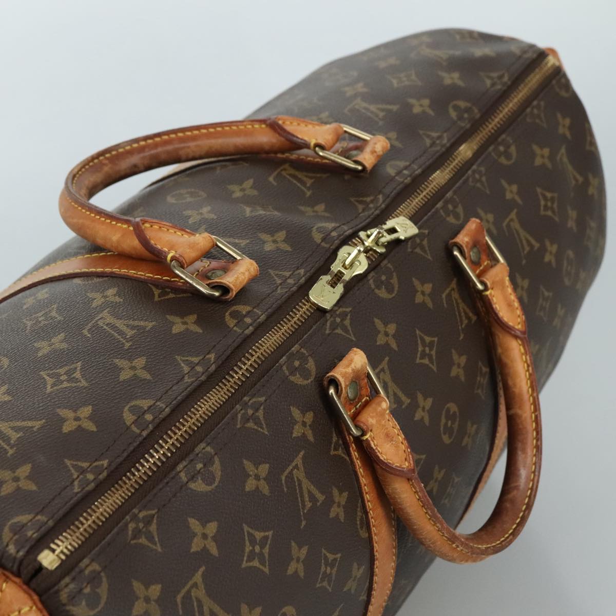 LOUIS VUITTON Monogram Keepall 50 Boston Bag M41426 LV 107815