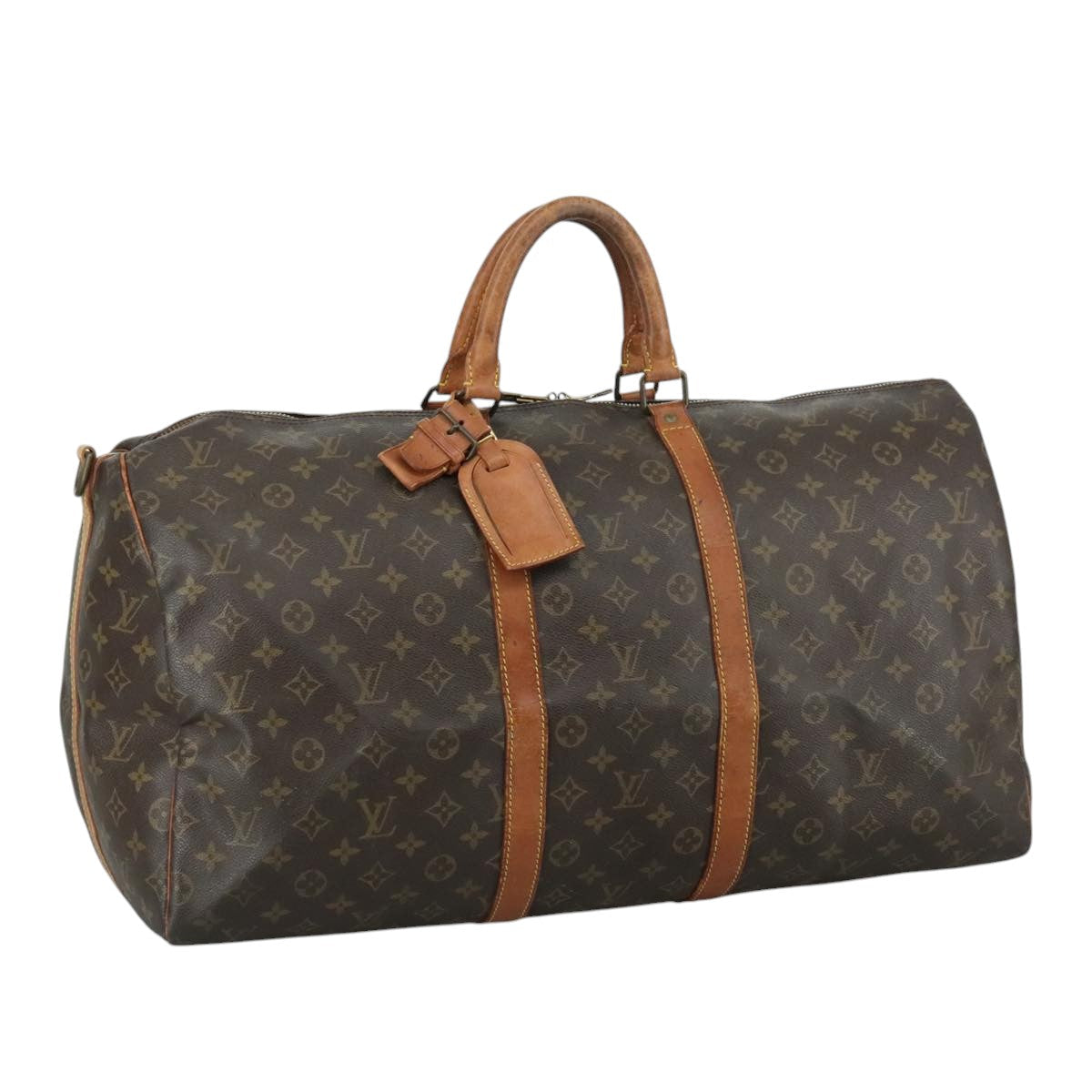 LOUIS VUITTON Monogram Keepall Bandouliere55 Boston Bag M41414 LV 107816