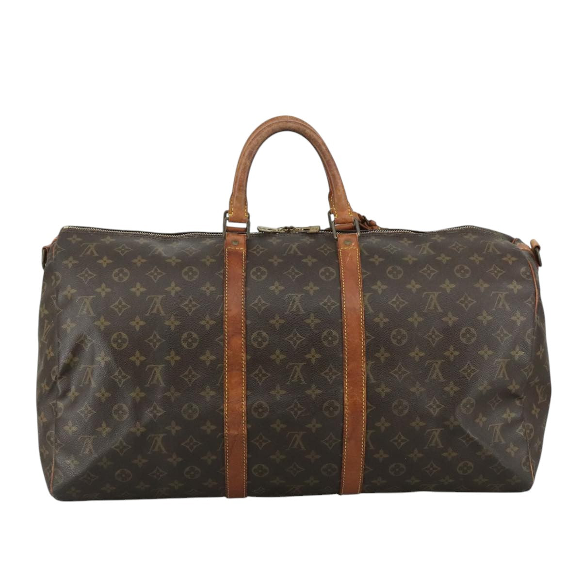LOUIS VUITTON Monogram Keepall Bandouliere55 Boston Bag M41414 LV 107816