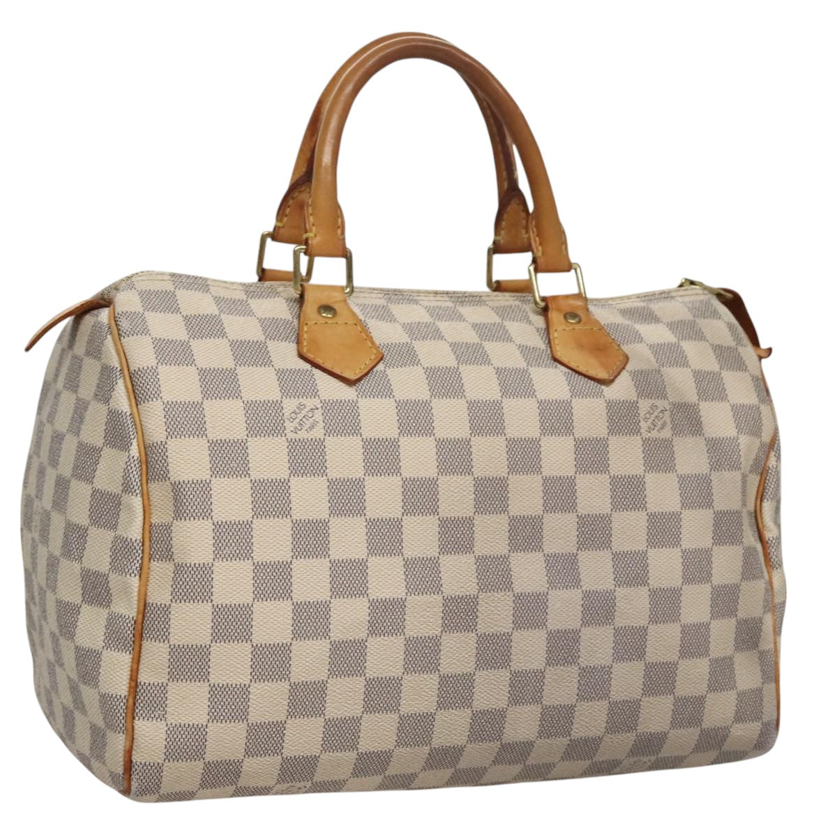 LOUIS VUITTON Damier Azur Speedy 30 Hand Bag N41533 LV 107832
