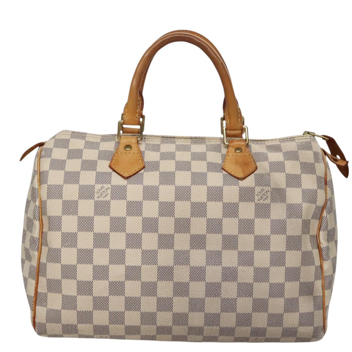 LOUIS VUITTON Damier Azur Speedy 30 Hand Bag N41533 LV 107832