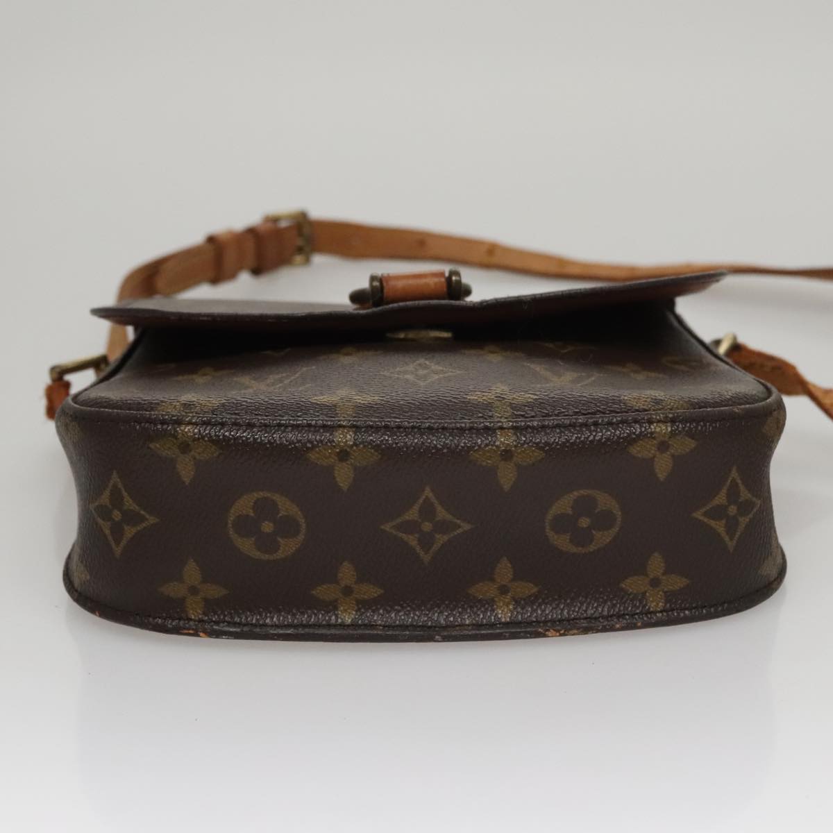 LOUIS VUITTON Monogram Saint Cloud MM Shoulder Bag M51243 LV 107843