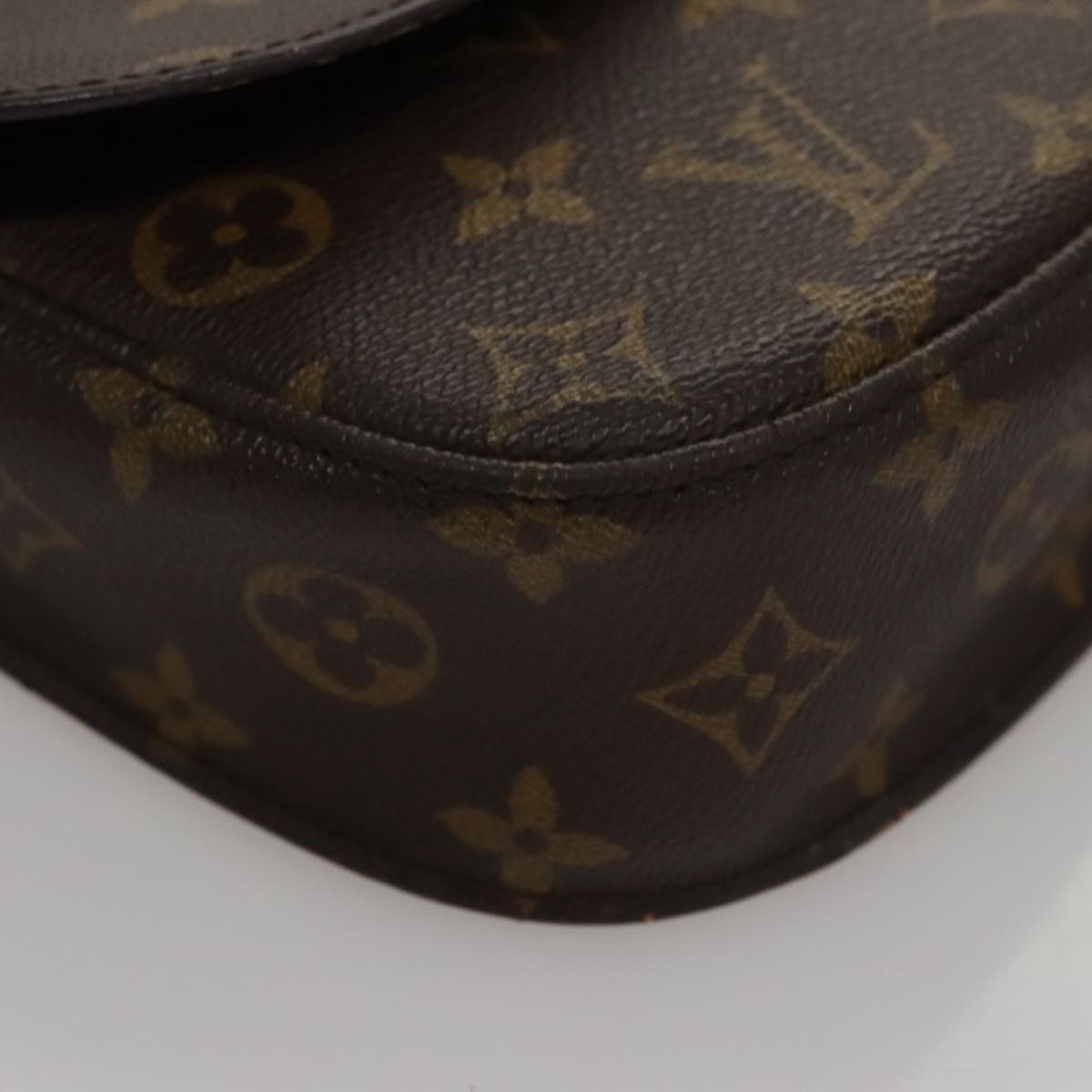 LOUIS VUITTON Monogram Saint Cloud MM Shoulder Bag M51243 LV 107843