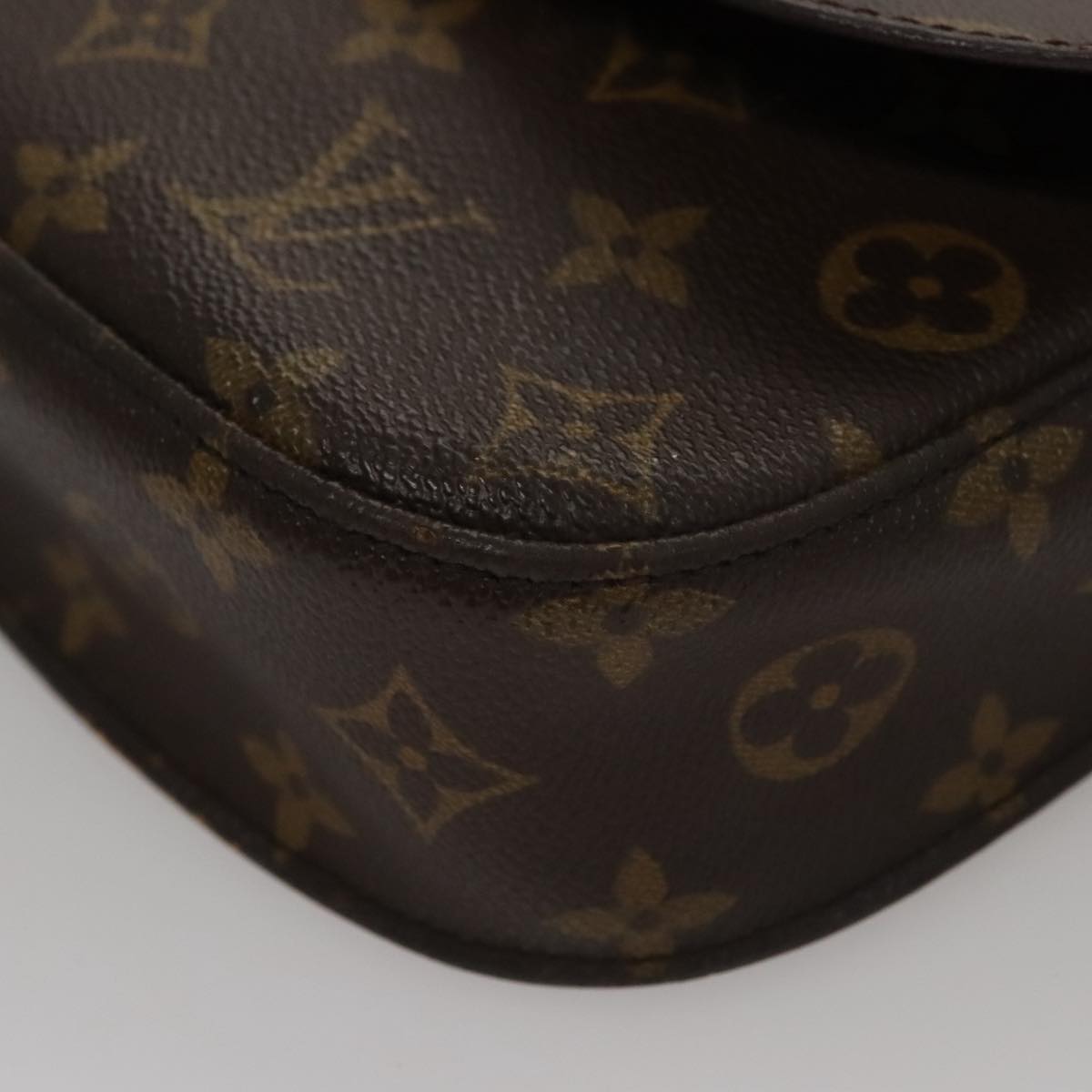 LOUIS VUITTON Monogram Saint Cloud MM Shoulder Bag M51243 LV 107843