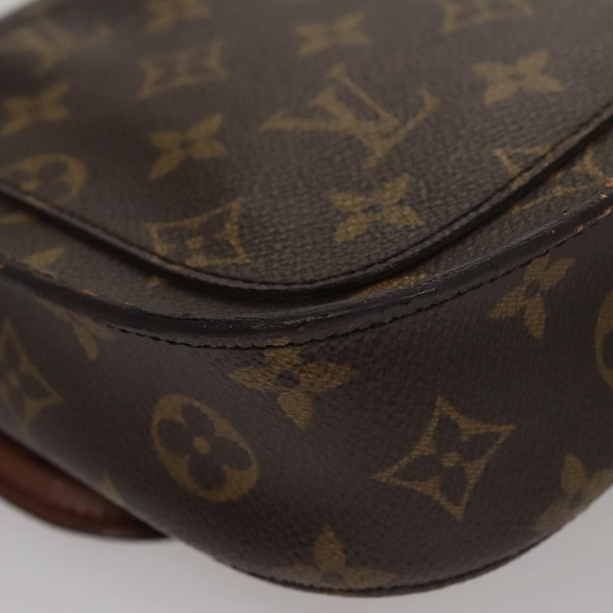 LOUIS VUITTON Monogram Saint Cloud MM Shoulder Bag M51243 LV 107843