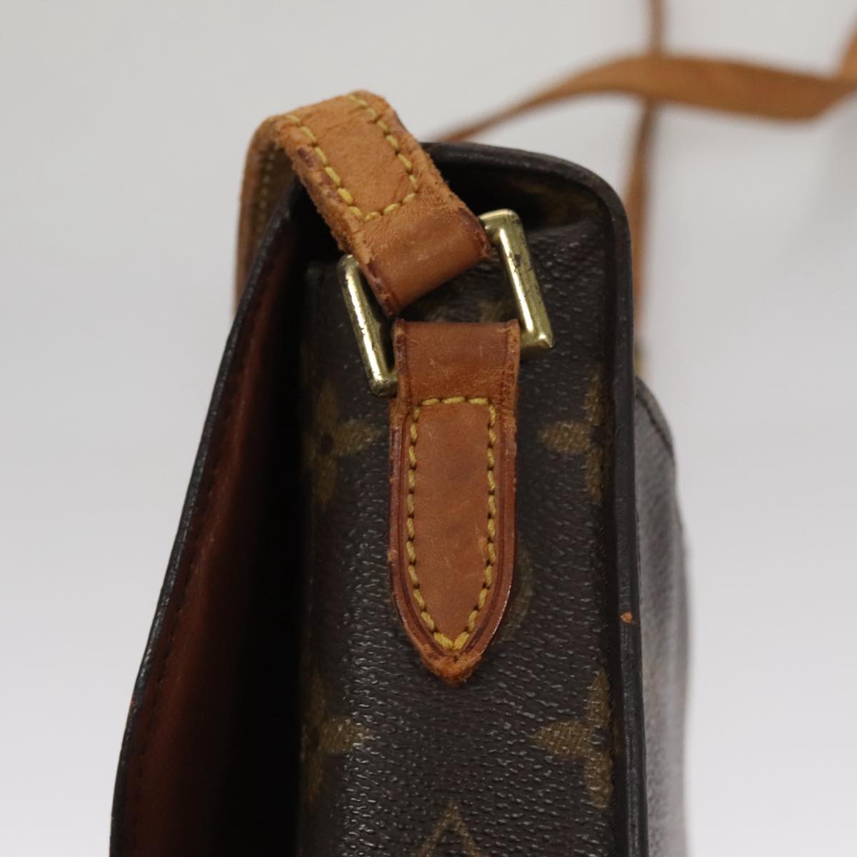 LOUIS VUITTON Monogram Saint Cloud MM Shoulder Bag M51243 LV 107843