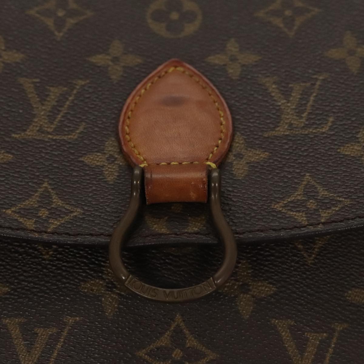 LOUIS VUITTON Monogram Saint Cloud MM Shoulder Bag M51243 LV 107843