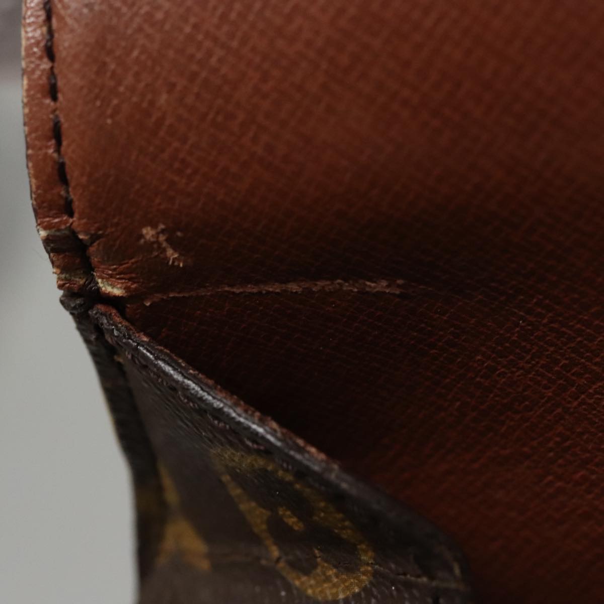 LOUIS VUITTON Monogram Saint Cloud MM Shoulder Bag M51243 LV 107843
