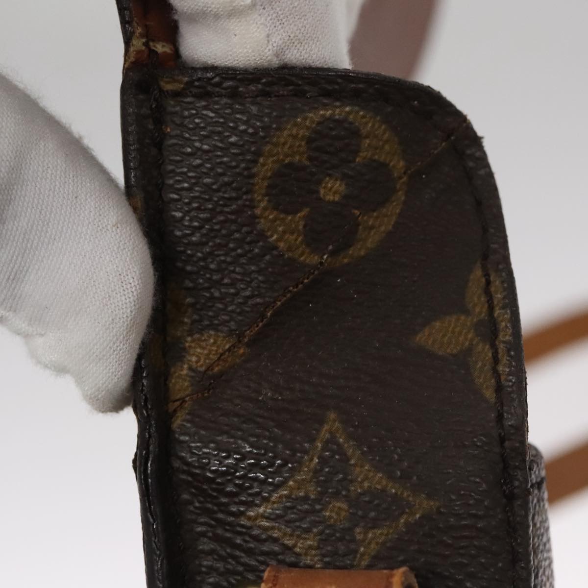 LOUIS VUITTON Monogram Saint Cloud MM Shoulder Bag M51243 LV 107843