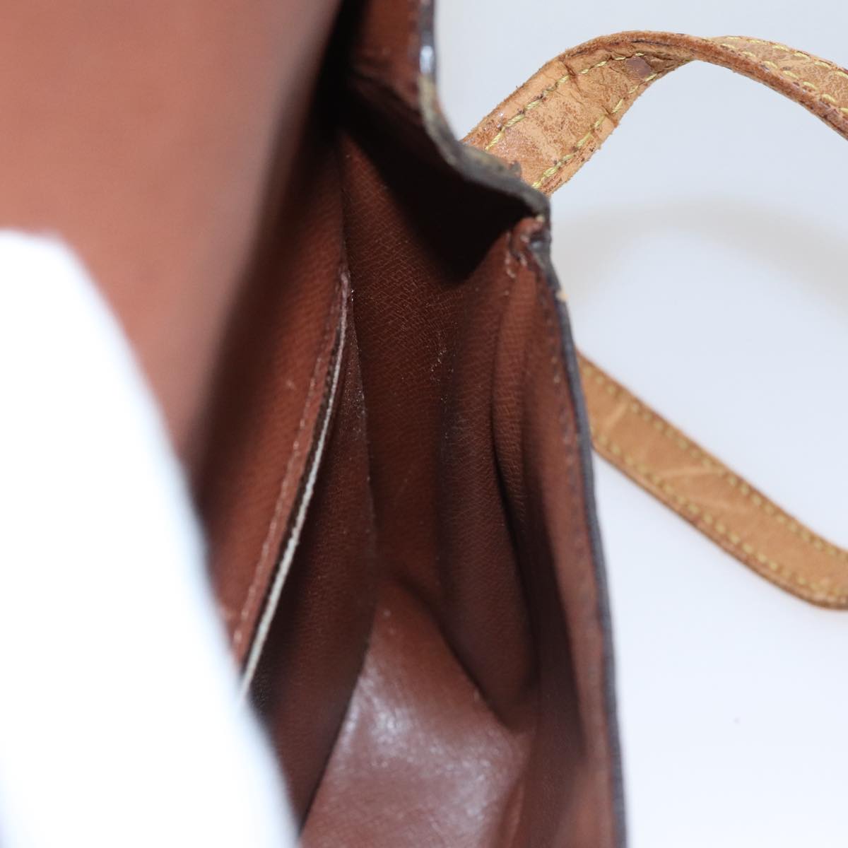 LOUIS VUITTON Monogram Saint Cloud MM Shoulder Bag M51243 LV 107843