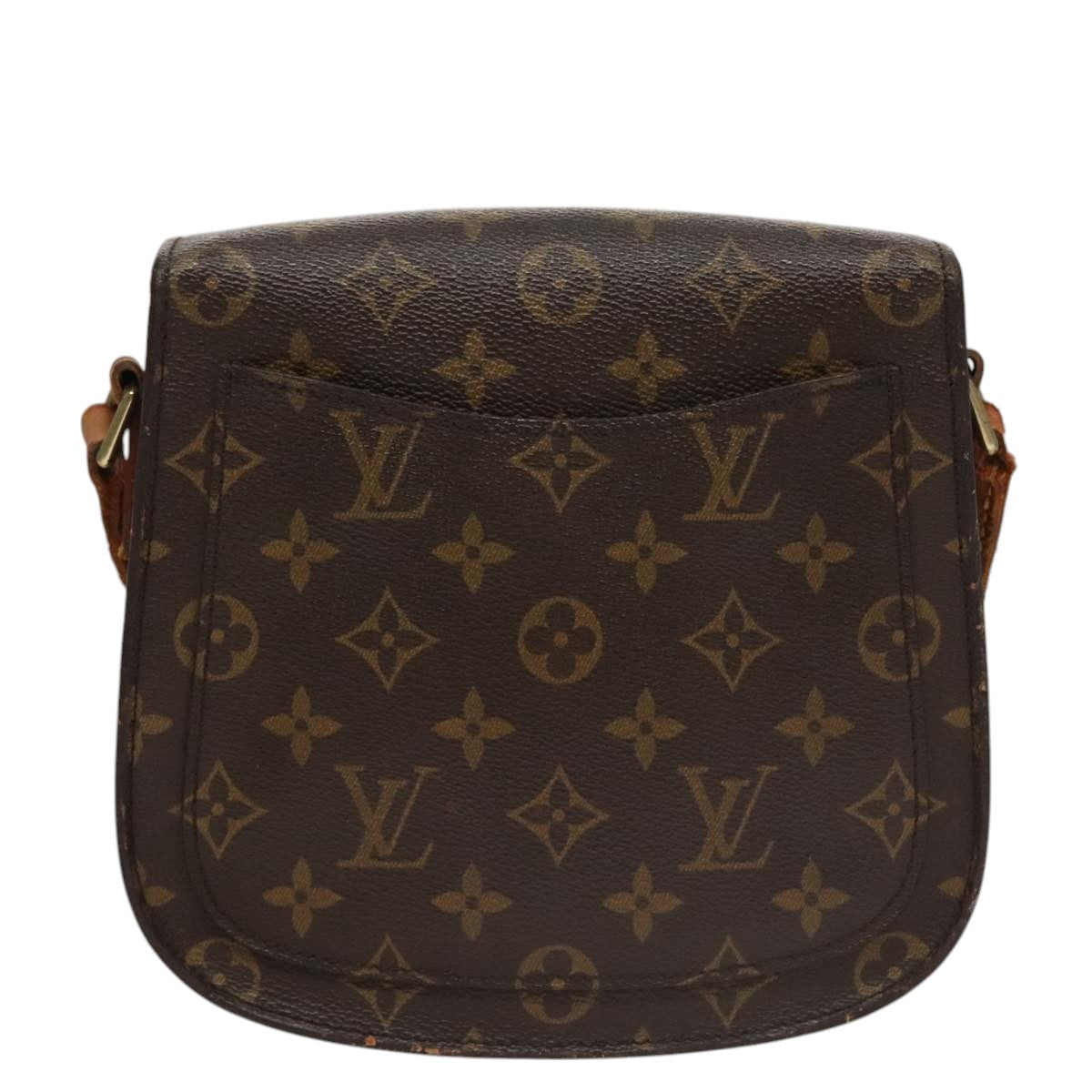 LOUIS VUITTON Monogram Saint Cloud MM Shoulder Bag M51243 LV 107843