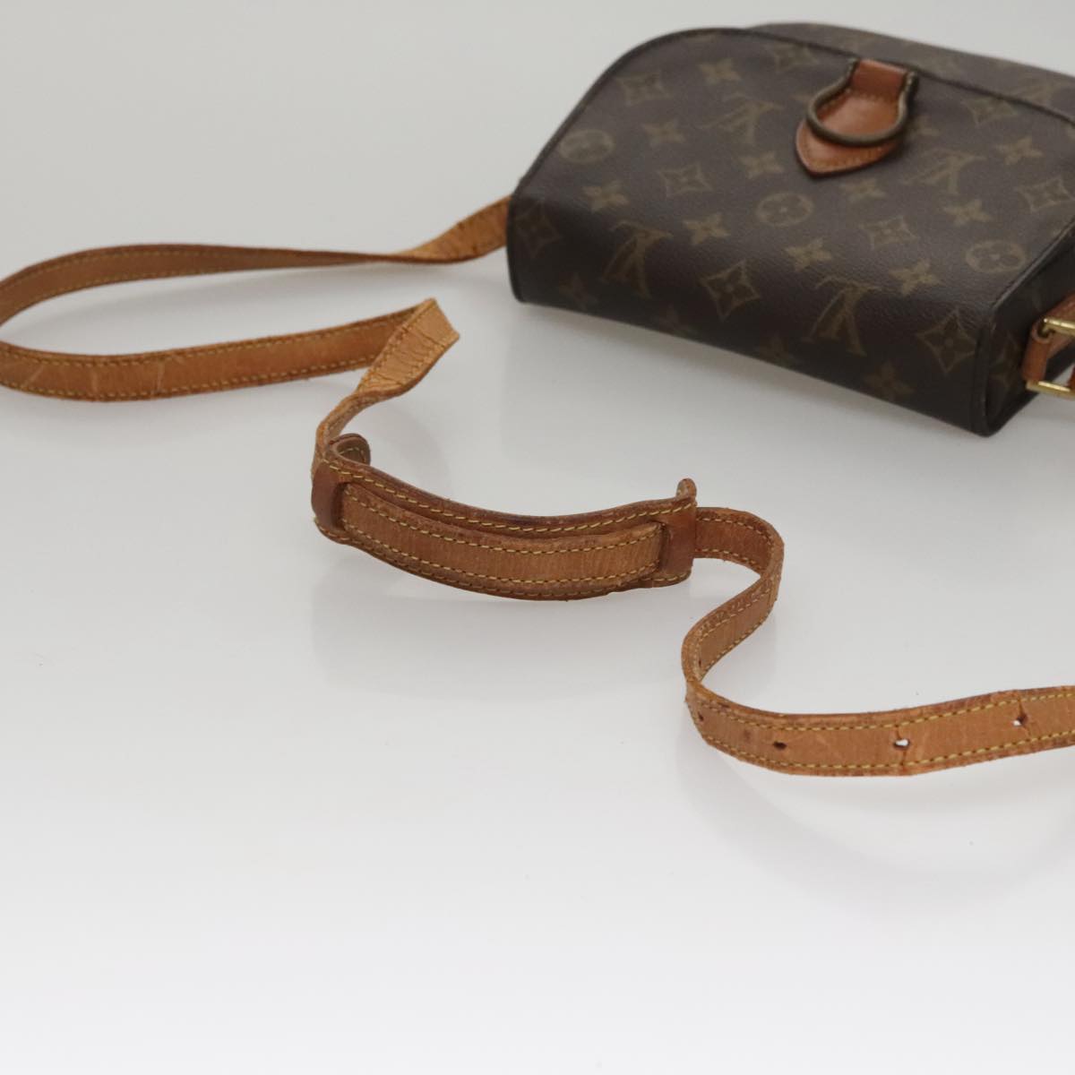 LOUIS VUITTON Monogram Saint Cloud MM Shoulder Bag M51243 LV 107843