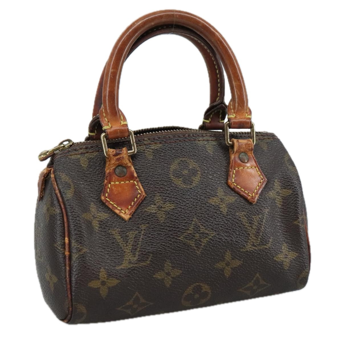 LOUIS VUITTON Monogram Mini Speedy Hand Bag M41534 LV 107852