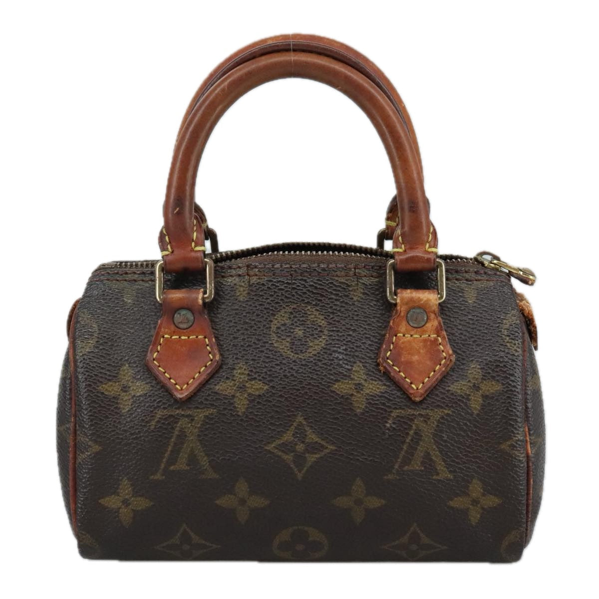 LOUIS VUITTON Monogram Mini Speedy Hand Bag M41534 LV 107852