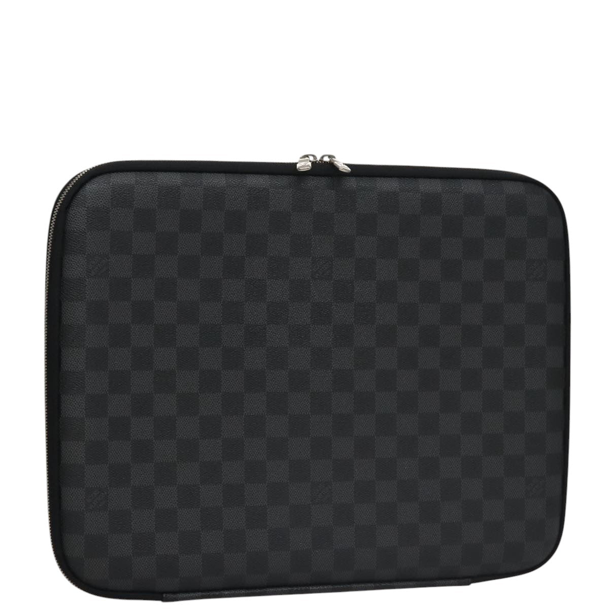 LOUIS VUITTON Damier Graphite Computer Sleeve MM PC Case N58031 LV 107854