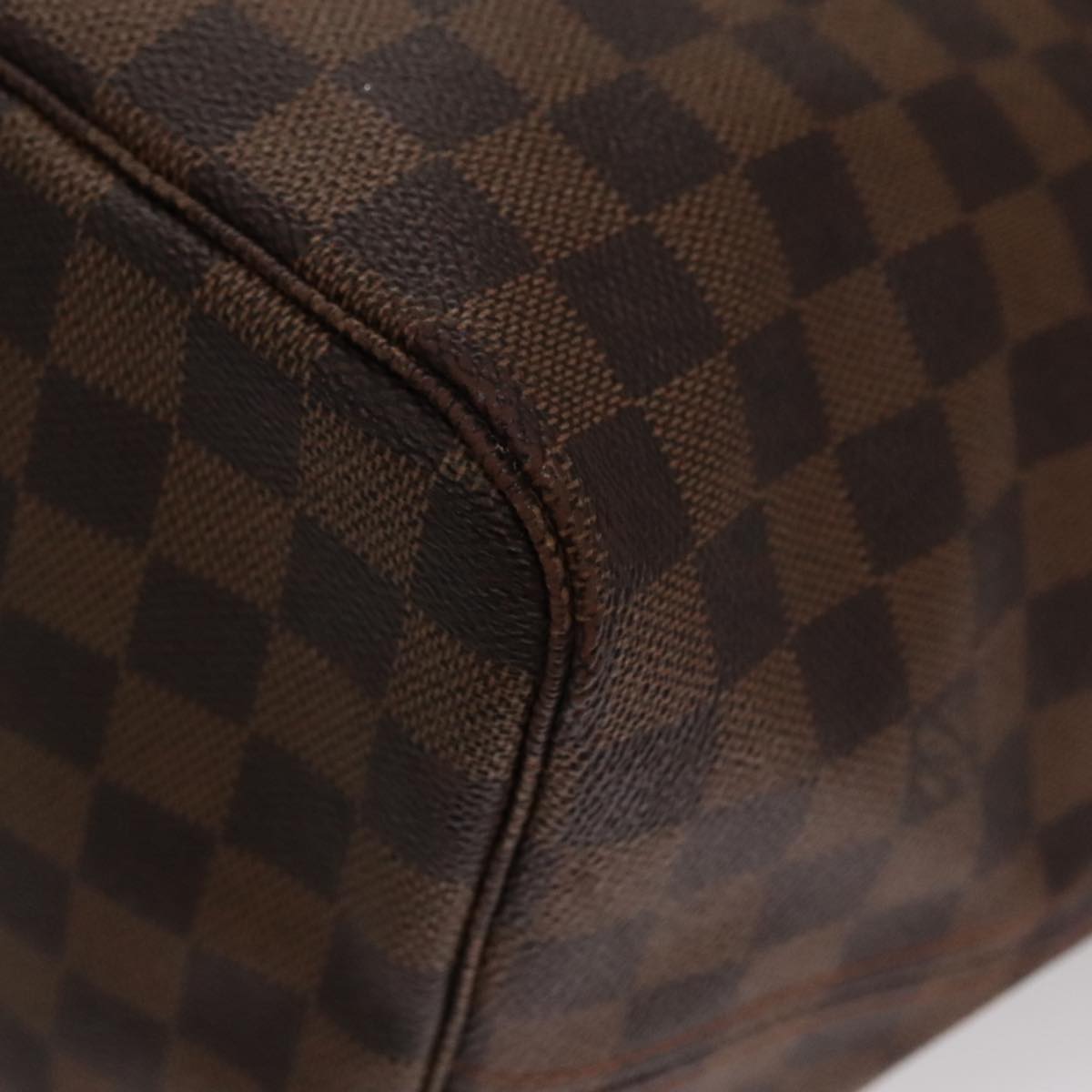LOUIS VUITTON Damier Ebene Neverfull GM Tote Bag N51106 LV 107855