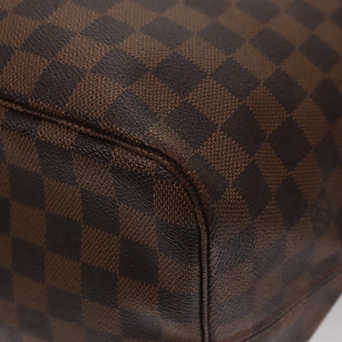 LOUIS VUITTON Damier Ebene Neverfull GM Tote Bag N51106 LV 107855
