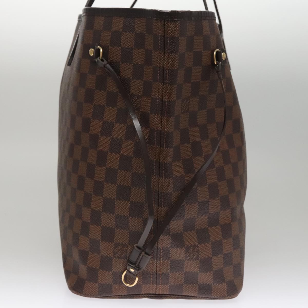 LOUIS VUITTON Damier Ebene Neverfull GM Tote Bag N51106 LV 107855