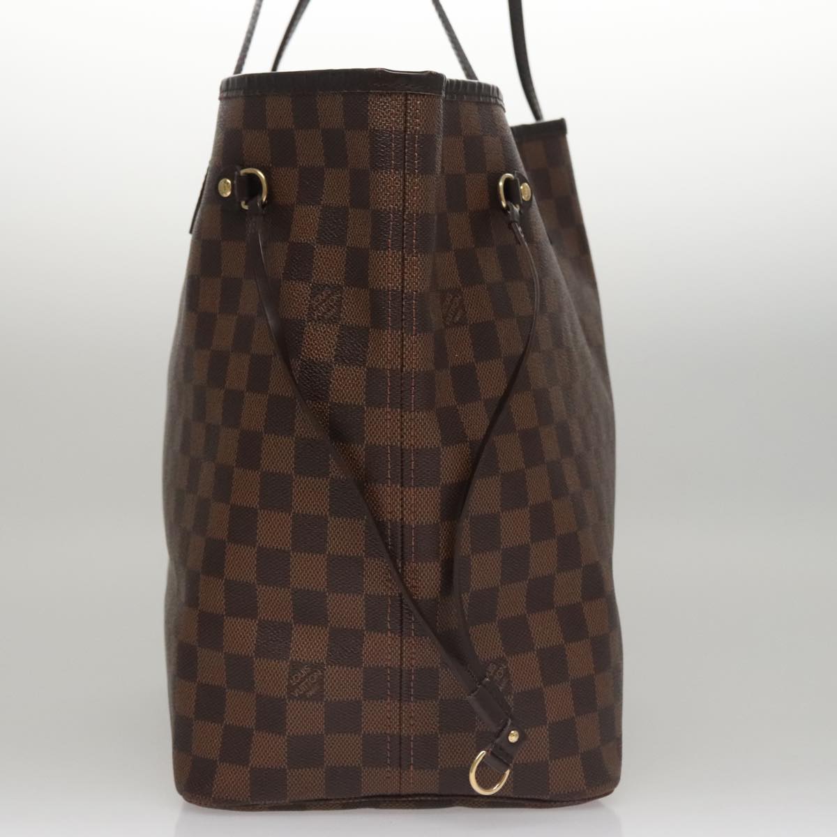 LOUIS VUITTON Damier Ebene Neverfull GM Tote Bag N51106 LV 107855