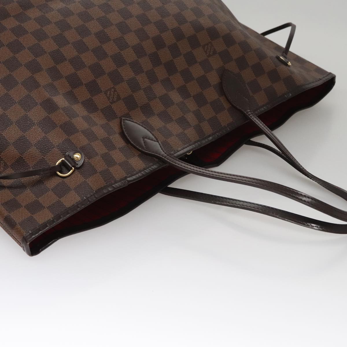 LOUIS VUITTON Damier Ebene Neverfull GM Tote Bag N51106 LV 107855