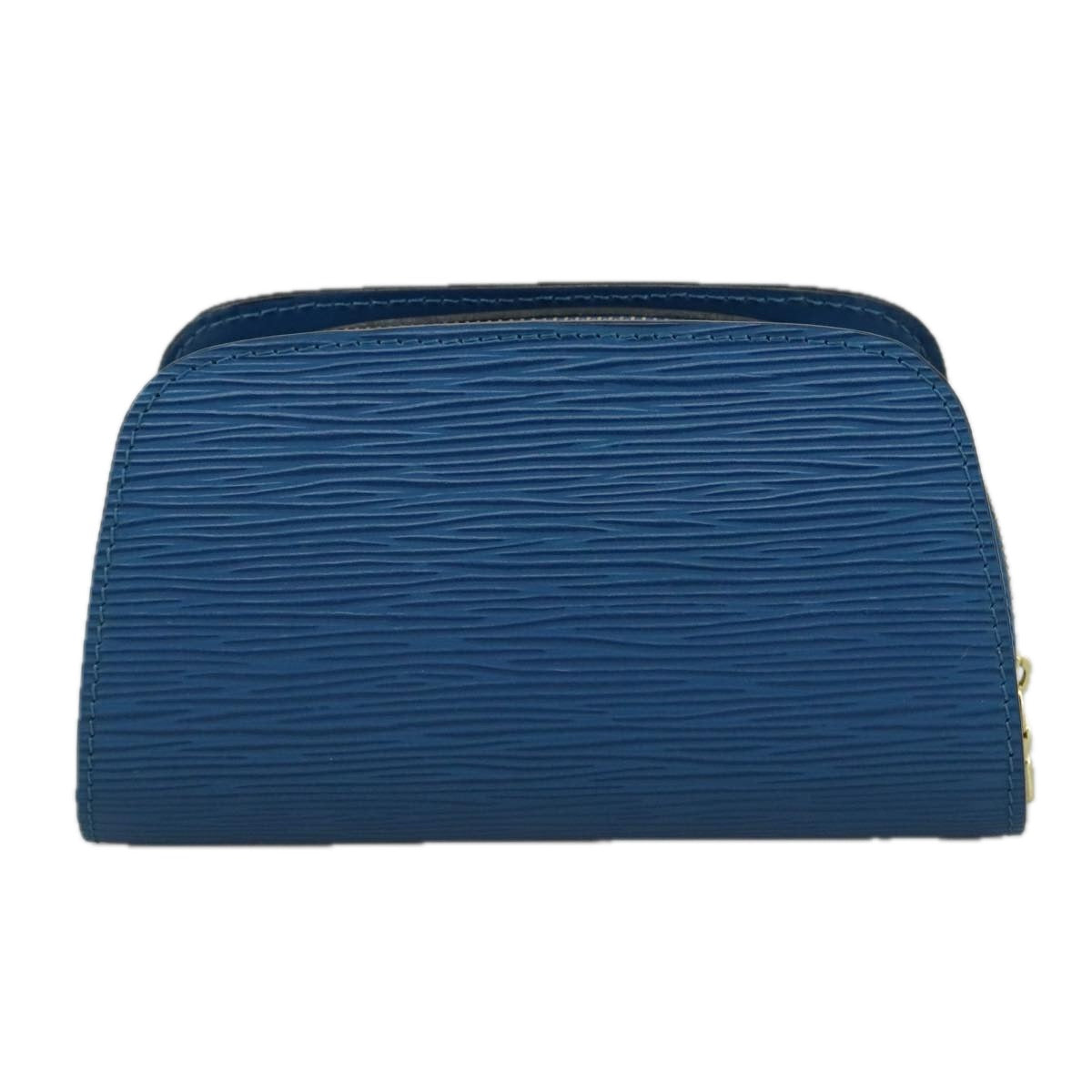 LOUIS VUITTON Epi Dauphine PM Pouch Blue M48445 LV 107857