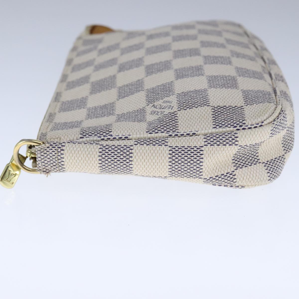 LOUIS VUITTON Damier Azur Pochette Accessoires Pouch N51986 LV 107859