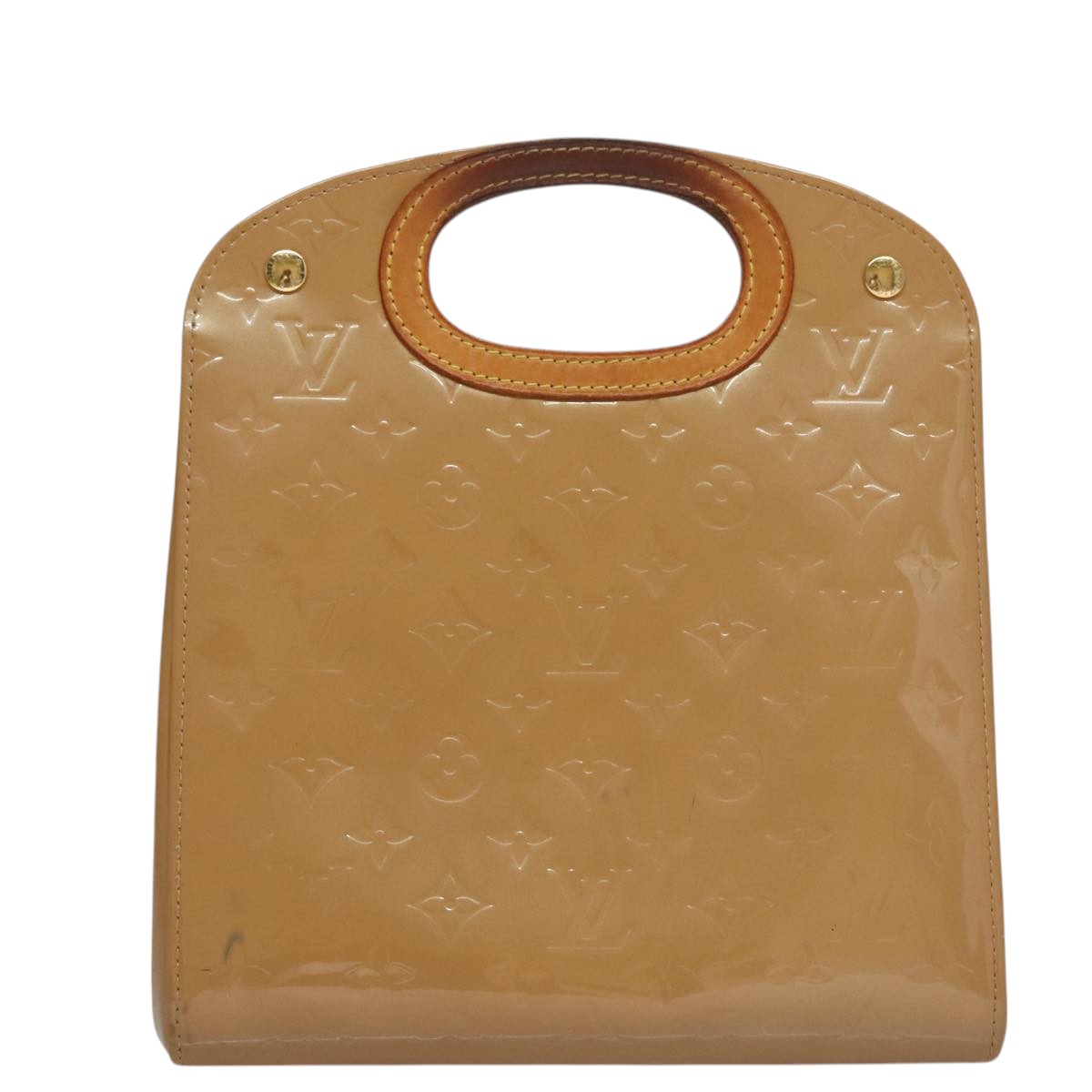 LOUIS VUITTON Monogram Vernis Maple Drive Hand Bag Noisette M91376 107862