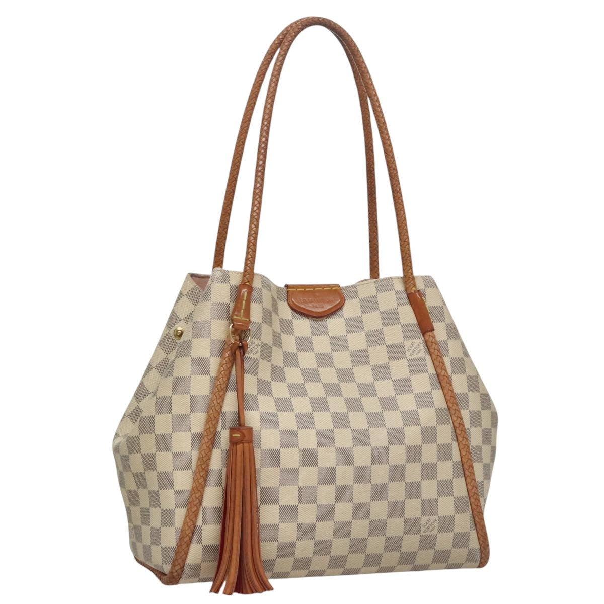 LOUIS VUITTON Damier Azur Propriano Tote Bag N44027 LV 107885