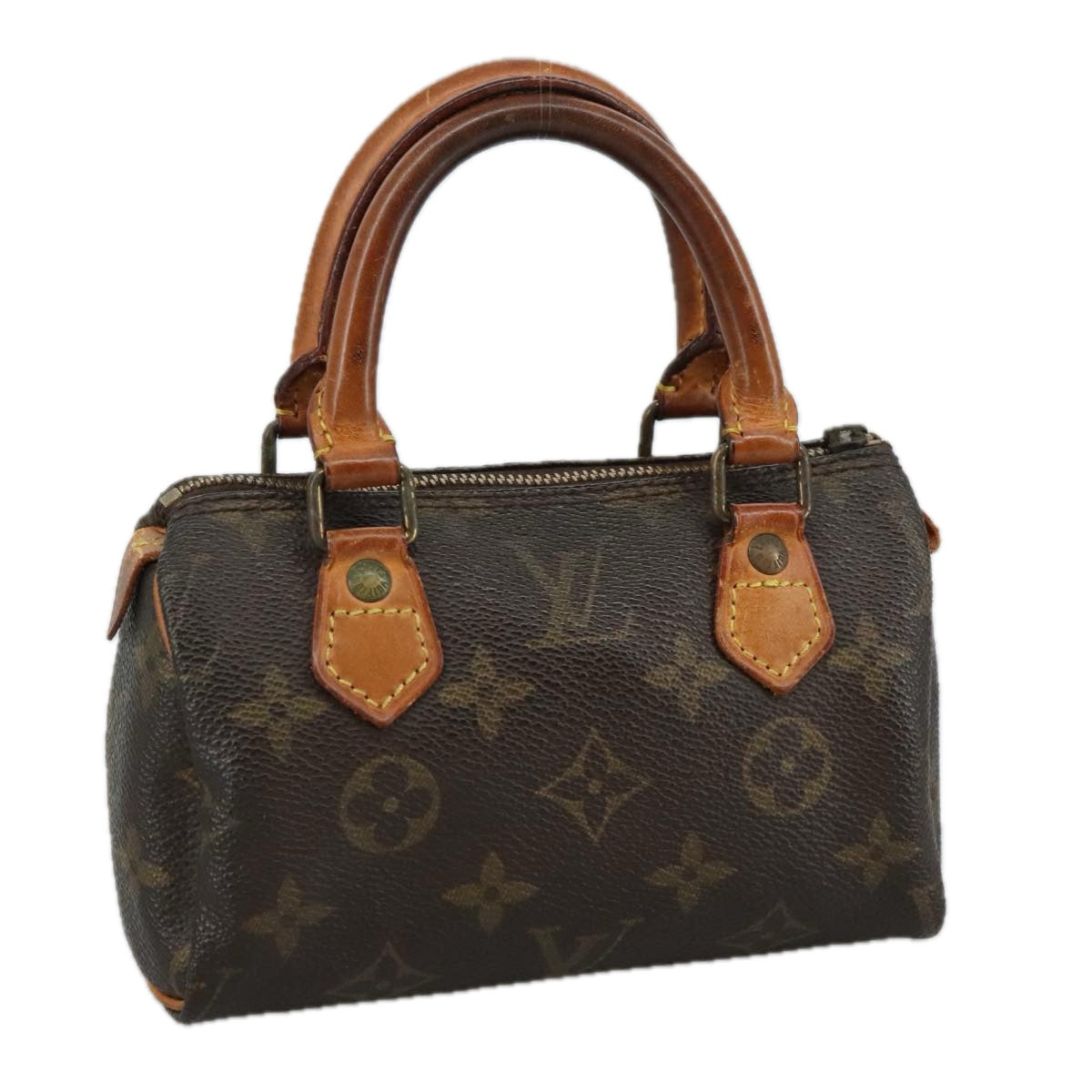 LOUIS VUITTON Monogram Mini Speedy Hand Bag M41534 LV 107886