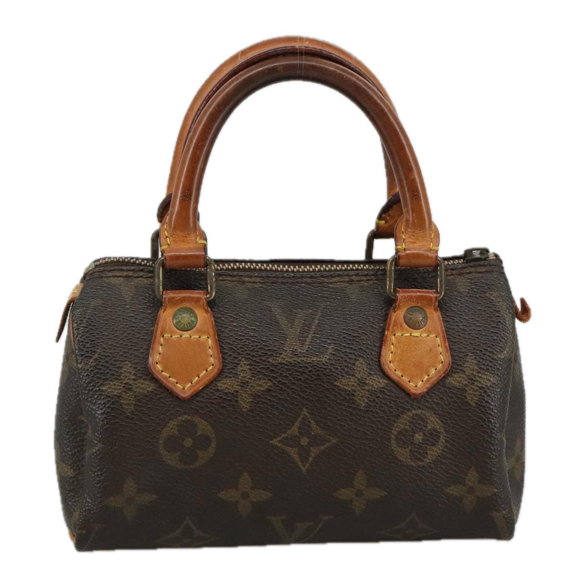LOUIS VUITTON Monogram Mini Speedy Hand Bag M41534 LV 107886