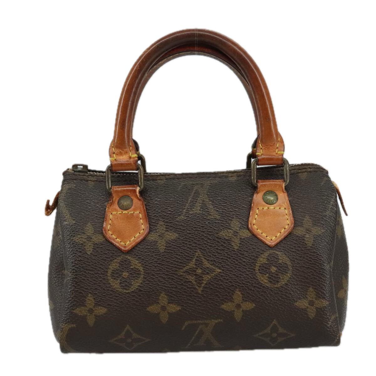 LOUIS VUITTON Monogram Mini Speedy Hand Bag M41534 LV 107886