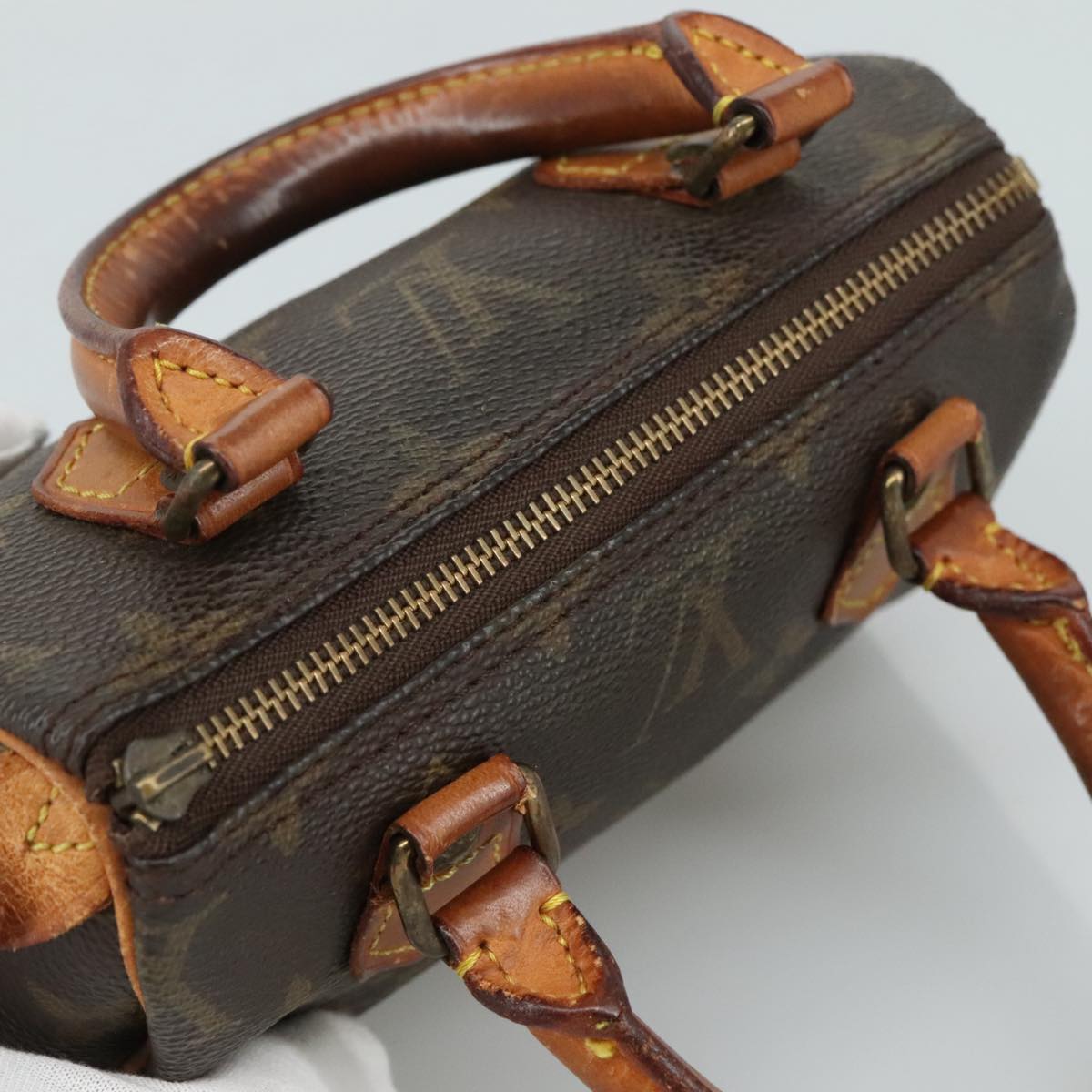 LOUIS VUITTON Monogram Mini Speedy Hand Bag M41534 LV 107886