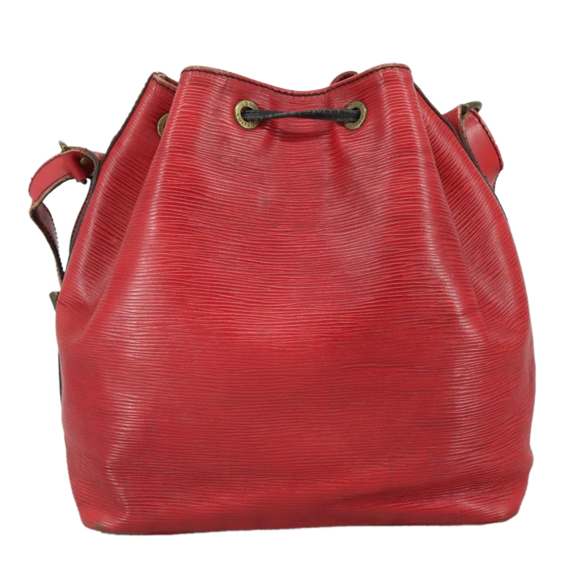 LOUIS VUITTON Epi Petit Noe Shoulder Bag Red M44107 LV 107893