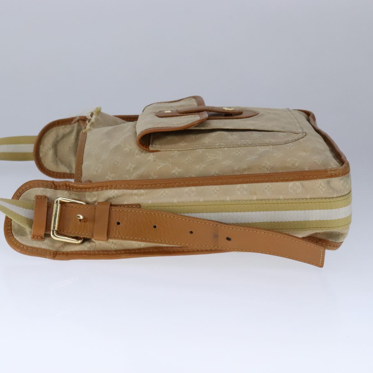 LOUIS VUITTON Monogram Mini Buzas Marie Kate Bag Beige M92323 LV 107898