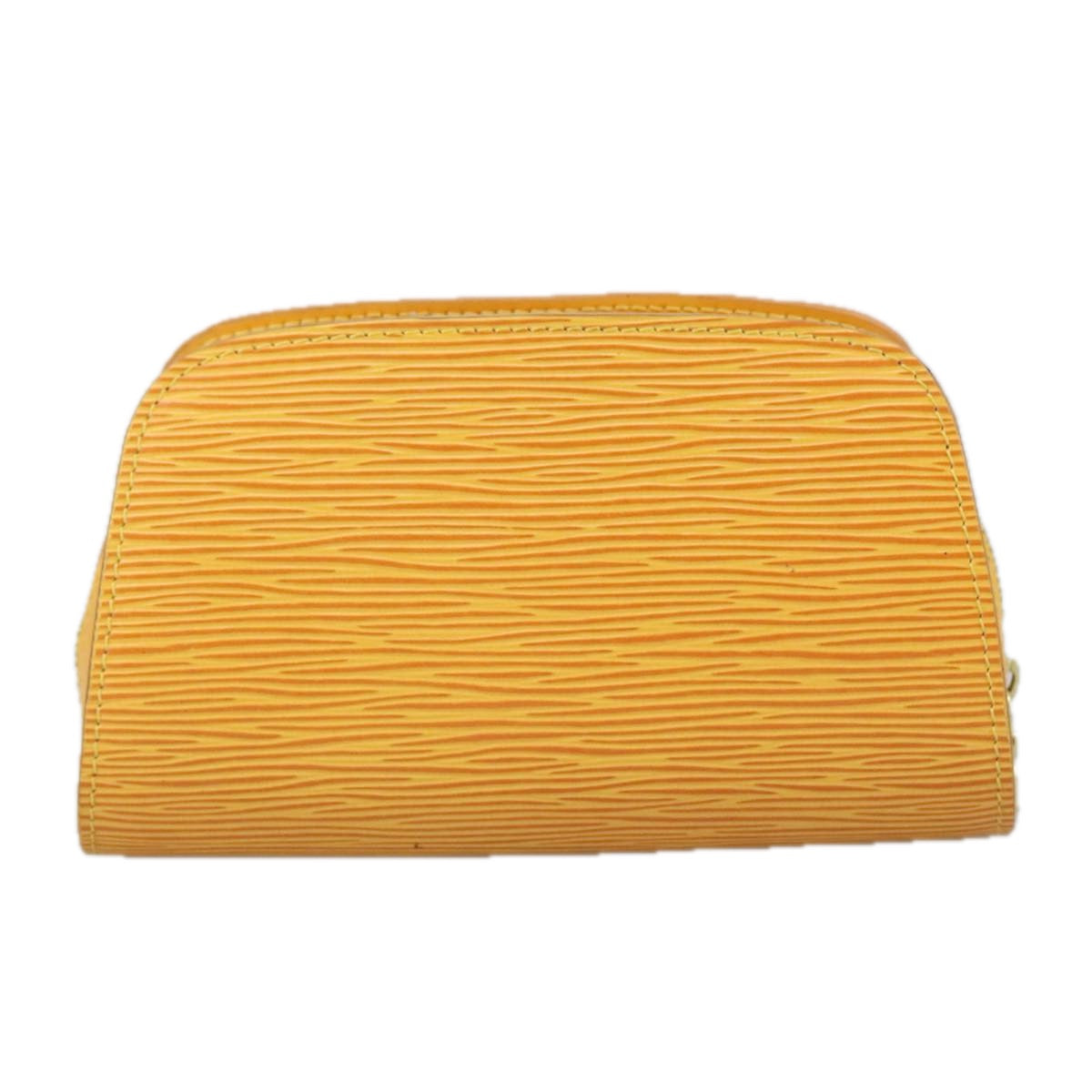 LOUIS VUITTON Epi Dauphine PM Pouch Yellow M48449 LV 107903